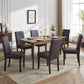 Montina 2x Premium Leatherette Wooden Dining Chairs in multiple Colour