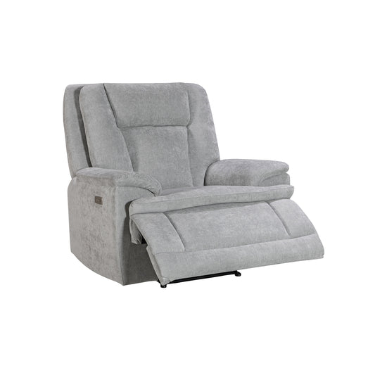 Haven 1 Seater Power Recliner Chair with USB & Type-C Charging in Grey