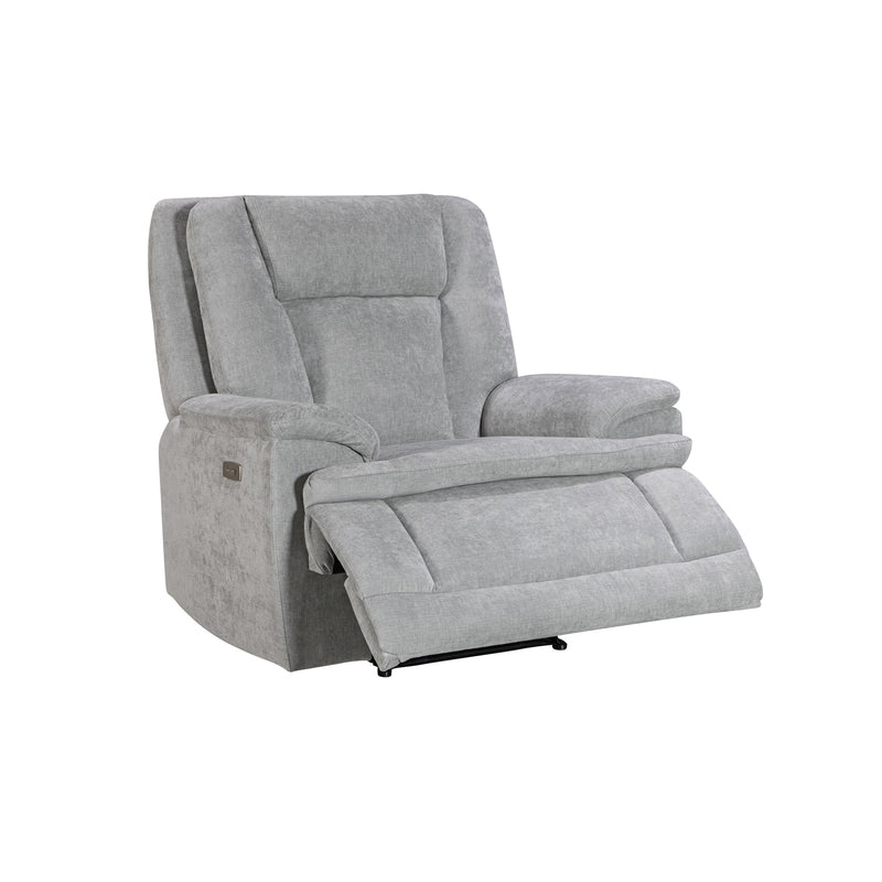 Haven 1 Seater Power Recliner Chair with USB & Type-C Charging in Grey