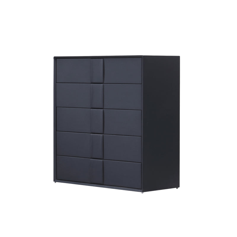 Prado Storage Bedroom Suite Modern MDF Construction Leather Upholstery