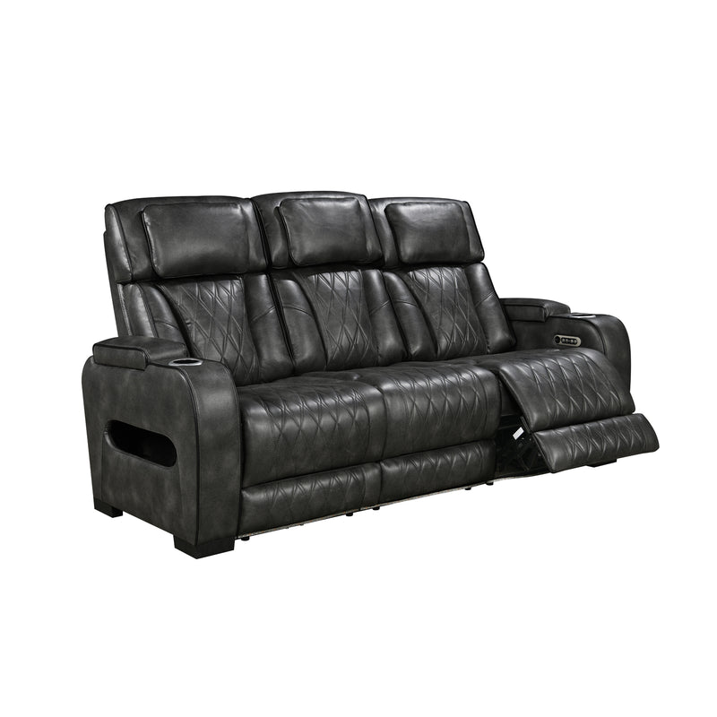Empire 3R+2R Leatherette Electric Recliner Sofa Set LED Lighting