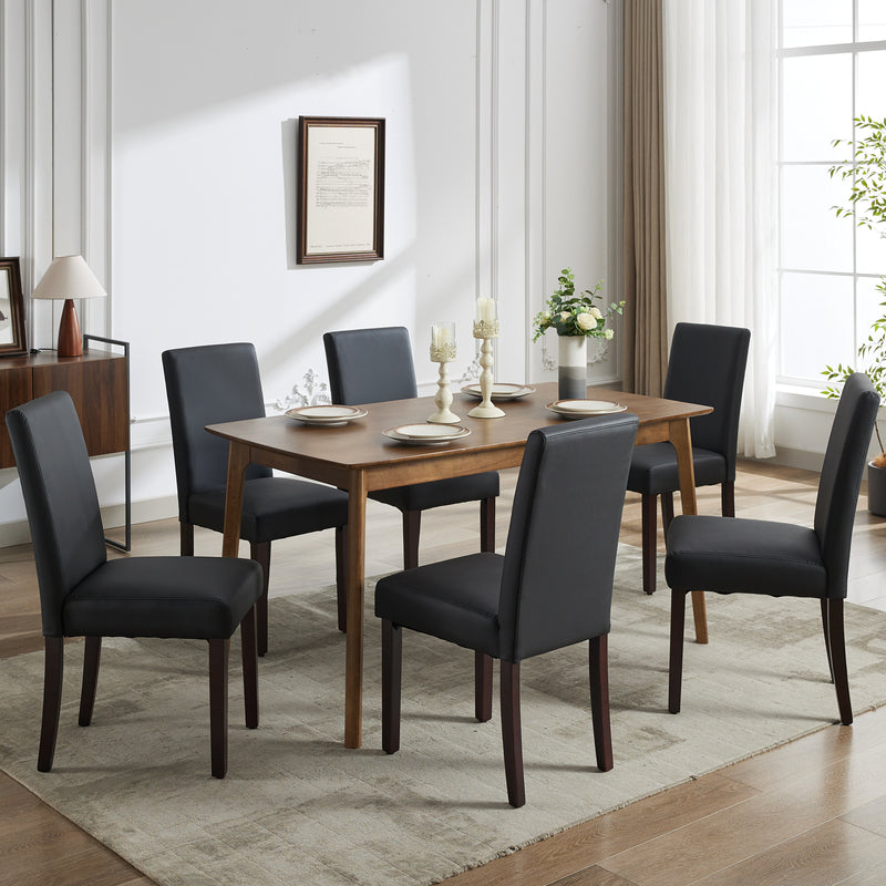 Montina 2x Premium Leatherette Wooden Dining Chairs in multiple Colour