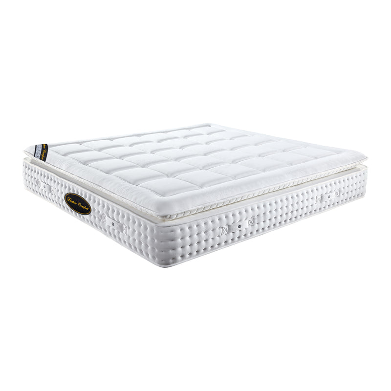 Dreamland Premium Cotton Fabric Individual Pocket Spring Anti Mite Breathable Eco-Friendly Foam Mattress