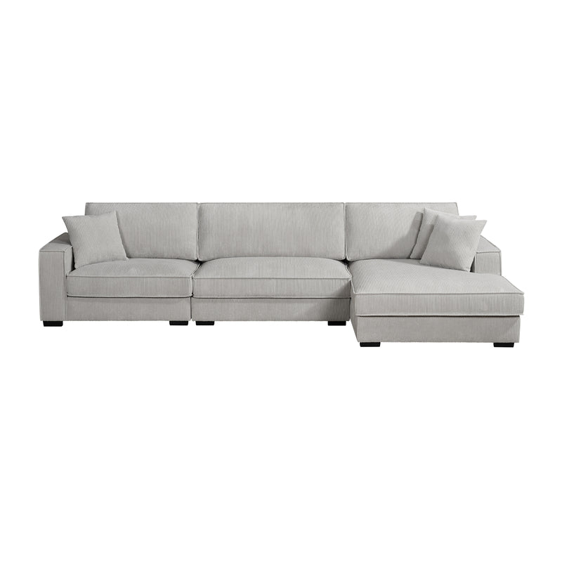 Donald Modular Fabric Chaise Sofa