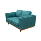 York 3+2 Seater Sofa Fabric or PU Leatherette Lounge Set with Wooden Frame in Multiple Colour