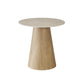 Astoria Round Coffee Table with Sintered Stone Top & Oak Veneer Pedestal Base
