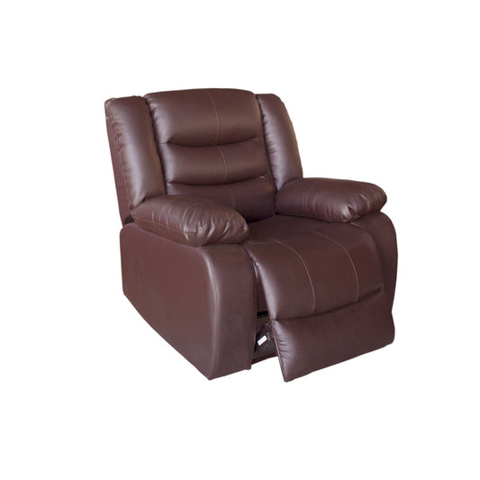 Fantasy Single Seater Recliner Sofa Chair In Faux Leather Lounge Couch Armchair in Multiple Colour