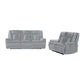Haven 3+2 Seater Power Recliner Sofa Set with USB & Type-C Charging in Grey