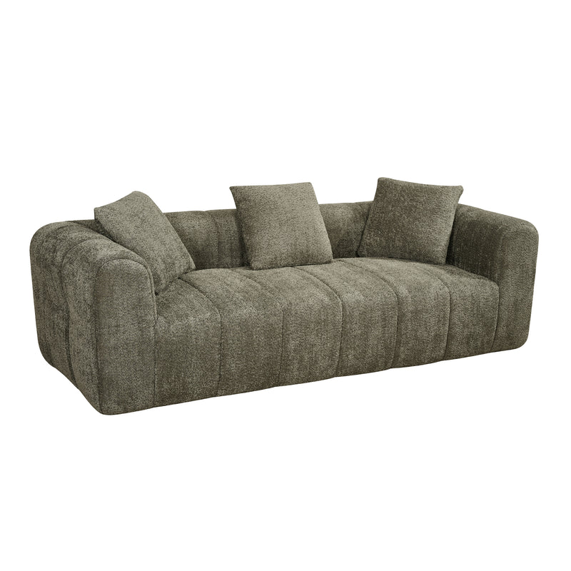 Bethany Modern Frameless Compressed Fabric 3+2 Seater Sofa