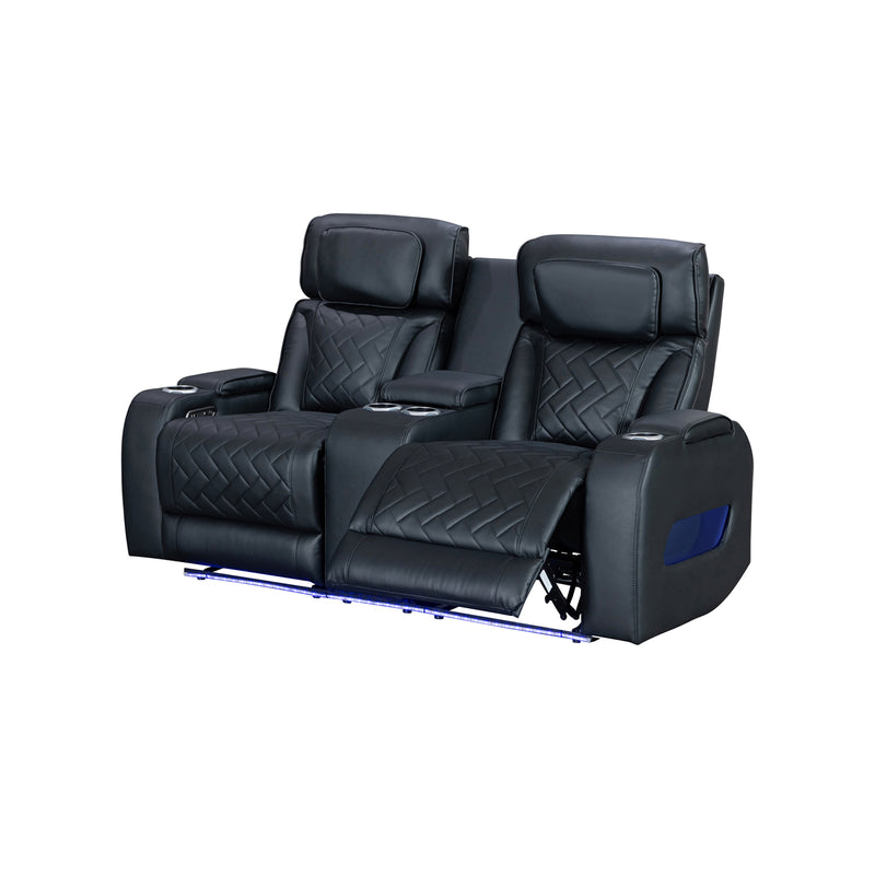 Drake 2 Seater Power Recliner Sofa with LED Light & Wireless Charging in Multiple Color