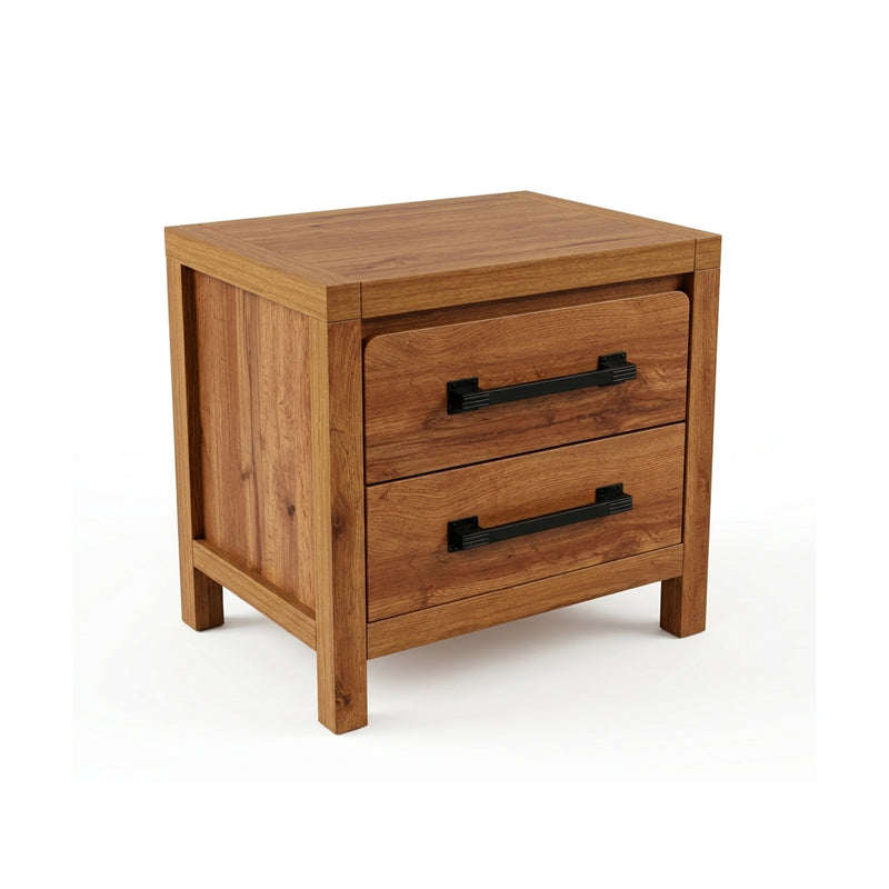 Toffee Bedroom Suite – 5/4 Piece Set with Dresser & Tallboy in Oak Finish