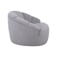 Pearl 360° Swivel Fabric Armchair