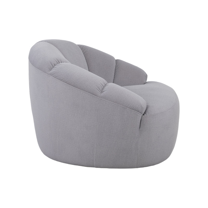 Pearl 360° Swivel Fabric Armchair