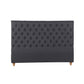 Sean Fabric Bed Headboard In French Provincial Design in Multiple Size and Colors