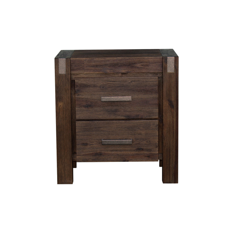 Nowra Solid Acacia Timber Bedside Table – Classic Design & Colours