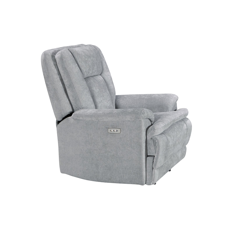 Haven 1 Seater Power Recliner Chair with USB & Type-C Charging in Grey
