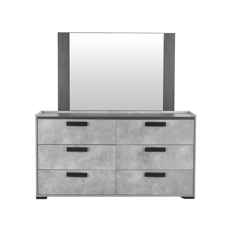 Copper 5/4 Pcs Bedroom Suite Fabric Upholstery MDF In Multiple Size with Dresser and Tallboy