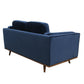 York 3+2 Seater Sofa Fabric or PU Leatherette Lounge Set with Wooden Frame in Multiple Colour