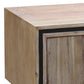 Seashore Solid Acacia Timber TV Cabinet With Silver Brush Colour