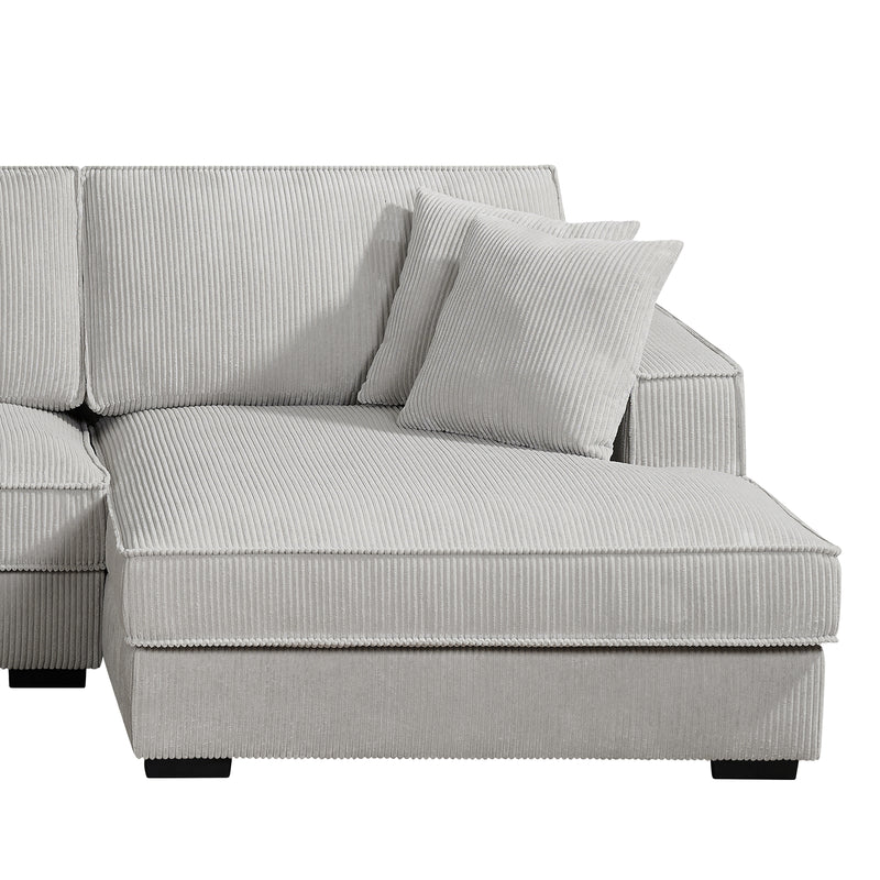 Donald Modular Fabric Chaise Sofa