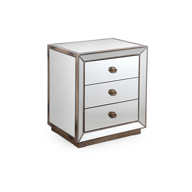 Germany Beige 5/4 pcs Bedroom Suite Velvet Upholstery Deep Quilting