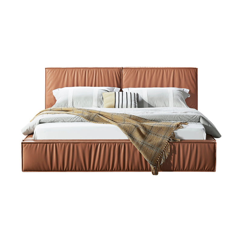 Louis 4pcs Bedroom Suite in Premium Leatherette With Storage Tallboy