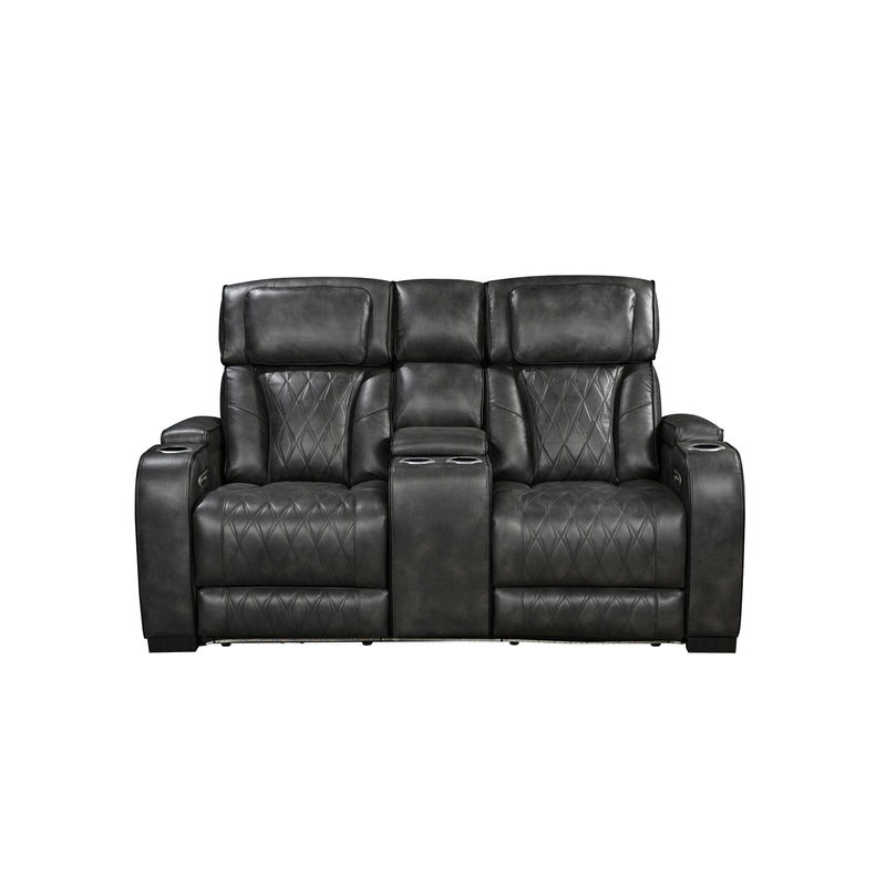 Empire 3R+2R Leatherette Electric Recliner Sofa Set LED Lighting