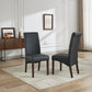 Swiss 2x wooden Frame Leatherette Dining Chairs in Multiple Colour