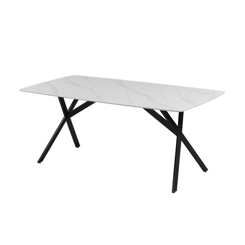 Abby Dining Table 1x with 6pcs Billy Dining Chair