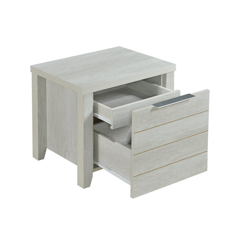 Cielo Natural Wood Like MDF Bedside Table in Multiple Colour