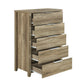 Cielo Natural Wood Like MDF Bedroom Suite 4 Pcs In Multiple Size & Colour with Tallboy