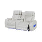 Drake 2 Seater Power Recliner Sofa with LED Light & Wireless Charging in Multiple Color