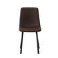 Leo 6X Dining Chair Leather Minimalistic Seat Modern Easy to Clean
