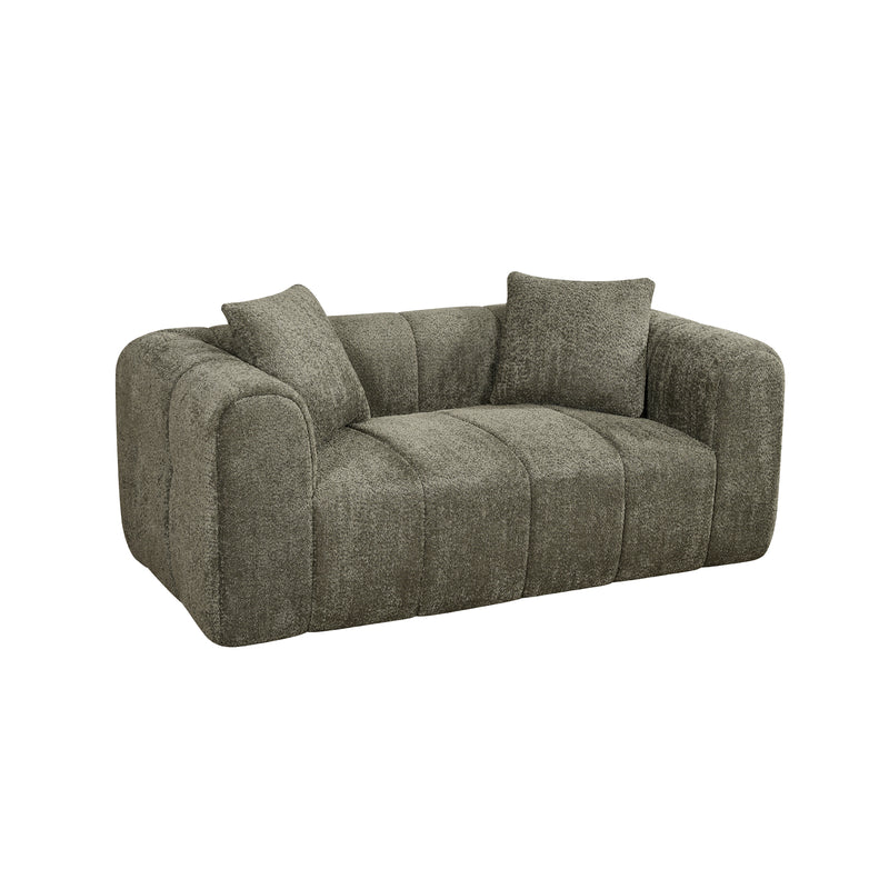 Bethany Modern Frameless Compressed Fabric 3+2 Seater Sofa