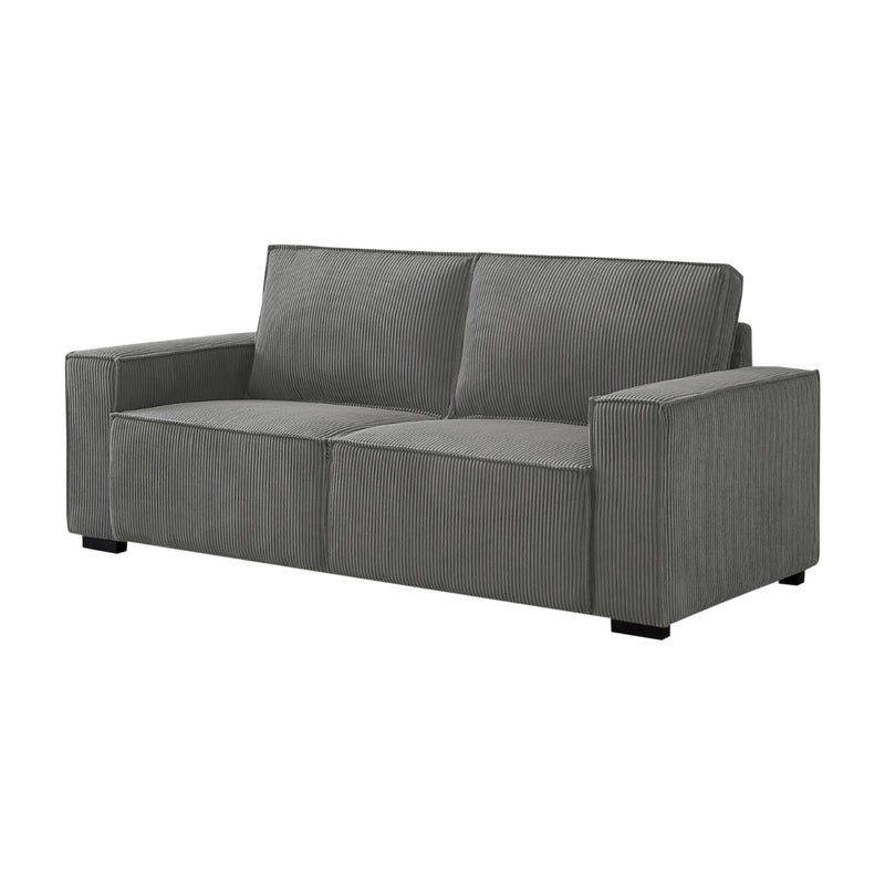 Reno 3 Seater Beige Fabric Sofa with Solid Wood Frame