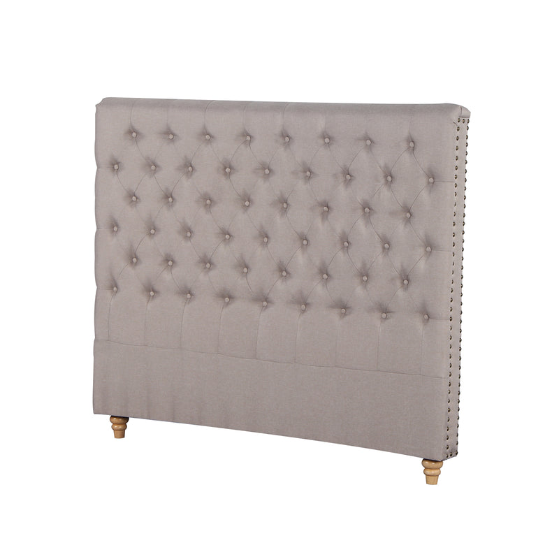 Sean Fabric Bed Headboard In French Provincial Design in Multiple Size and Colors