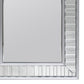 Contemporary Rectangular Wall Mirror Timeless Silver, Premium MDF & Glass