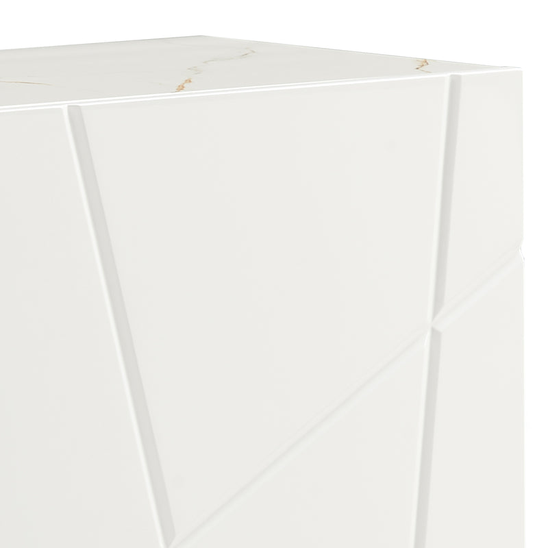 Amelia 3-Door 3-Drawer Acacia Wood Buffet Sideboard - Natural