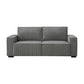 Reno 3 Seater Sofa Beige Colour Fabric Upholstery Wooden Structure Knock down Feature in Back & Arms