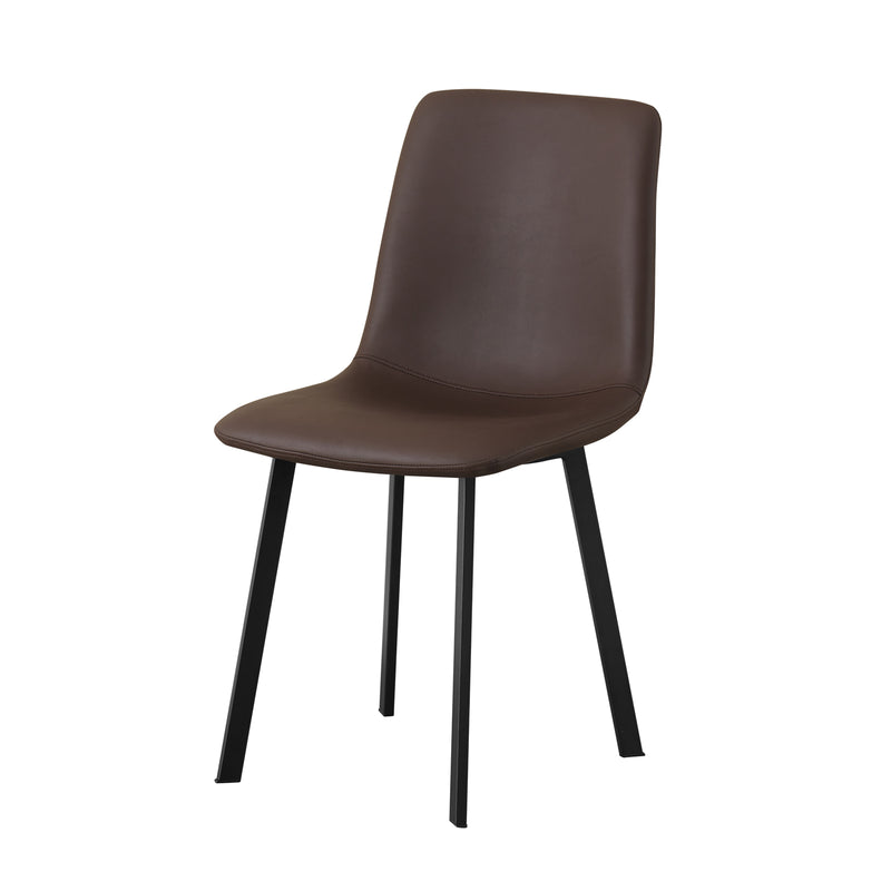 Leo 6X Dining Chair Leather Minimalistic Seat Modern Easy to Clean