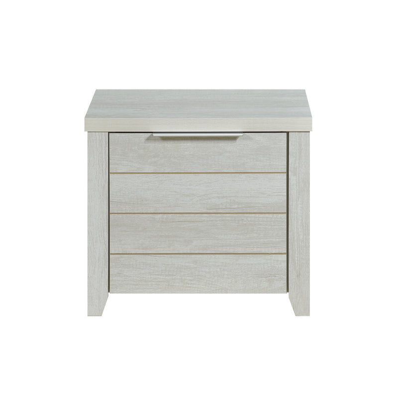 Cielo Natural Wood Like MDF Bedside Table in Multiple Colour