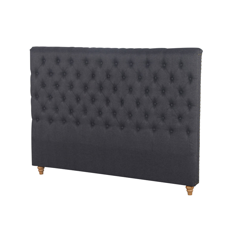 Sean Fabric Bed Headboard In French Provincial Design in Multiple Size and Colors