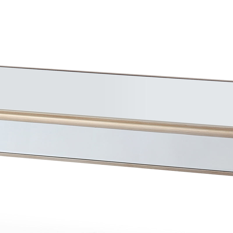 Antique Coffee Table MDF Construction Wooden Legs Gold Colour