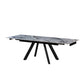 Lena Sintered Stone Top Sturdy Feet Powder Coating Dining Table