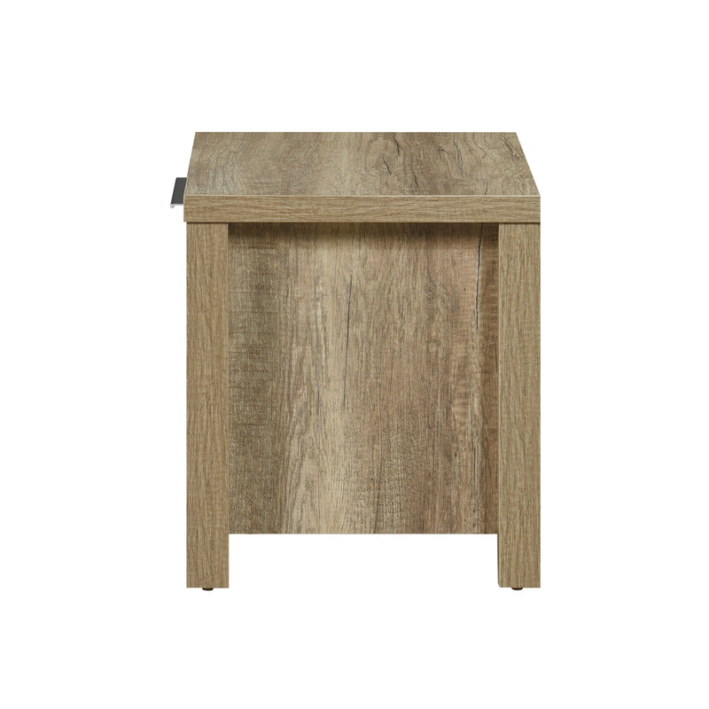 Cielo Natural Wood Like MDF Bedside Table in Multiple Colour