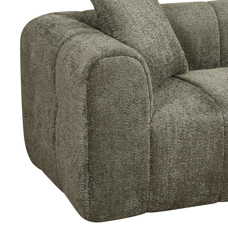 Bethany Modern Frameless Compressed Fabric 3+2 Seater Sofa