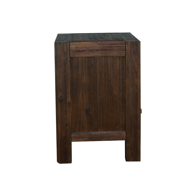 Nowra Solid Acacia Timber Bedside Table – Classic Design & Colours
