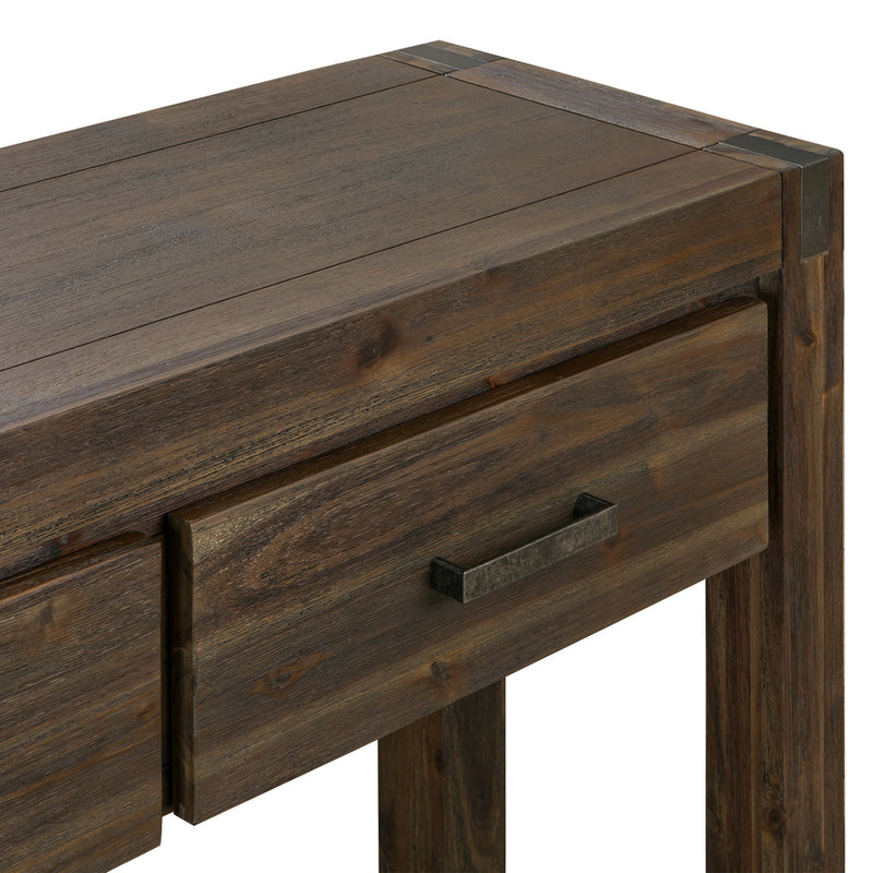 Nowra 2 Drawers Hall Table In Solid Acacia Timber In Multiple Colour