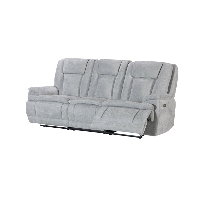 Haven 3 Seater Power Recliner Chair with USB & Type-C Charging in Grey