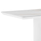 Aspen Dining Table Ceramic Table Top MDF Structure Stainless Steel